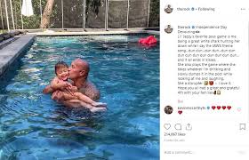 We did have a liner in the pool which needed to be repaired i threw terrys shoes in the pool because i was angry with him he threw a lamp in the pool my mom stated why not throw the couch in next because terry and i were angry at each. Dwayne Johnson Reveals Scene Which Is No Longer Part Of Hobbs Shaw