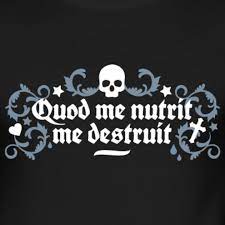 Friends who liked this quote. 11 Quod Me Nutrit Me Destruit Ideas Latin Tattoo Tattoo Quotes Latin Quotes