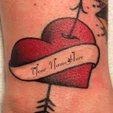 Create My Name Love Heart Tattoo On Hand Profile Pictures Girl Or Boy Name Writing Unique Heart Tattoo Onlin Love Heart Tattoo Hand Heart Tattoo Heart Tattoo