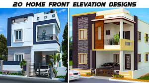 We build smaller houses with lots of luxurious upgrades and details. Modern Front Elevation Designs For 2 Floor House Double Floor Elevation Designs Home Creators Youtube