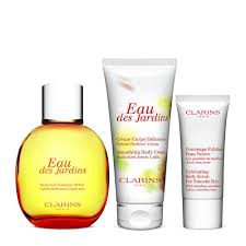 Clarins eau des jardins discount perfume, designer womens perfume, mens cologne, fragrance, skin care and hair care products on sale at fragrancenet.com, trusted since 1997. Eau Des Jardins Collection Clarins