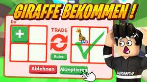 Join jojocrafthp on roblox and explore together!hello, i am jojo and live in germany. Er Schenkt Mir Eine Giraffe In Adopt Me Und Das Passierte Roblox Deutsch Youtube