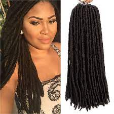 Faux locs are a protective style created by wrapping synthetic or real human hair around natural hair. Amazon Com Straight Faux Locs Crochet Hair For Black Women 14 Inch Goddess Locs Crochet Hair Soft Dreadlocks For Braids Faux Locs Crochet Braiding Hair Extensions 6packs 14 6 Packs 4 Beauty