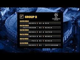 The 2018/19 uefa champions league group stage draw ceremony started at 18:00cet on thursday 30 august. Barca S Fixtures In The 2018 19 Champions League Group Stage Footballghana