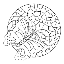 Stained Glass Window Vector Stock ...