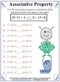 Associative property of addition of whole numbers. Associative Property Of Addition Definition And Worksheets Associative Property Properties Of Addition Addition Worksheets