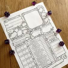 5e Warlock Class Character Sheet Penflower Ink In 2020 Character Sheet Dnd Character Sheet Dungeons And Dragons Homebrew