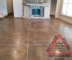 Stained Concrete Cumming Ga Aaa Southern States Refinishing