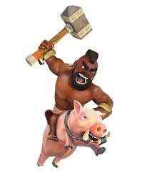Hogrider Horizontalweb O Png 1500 1788 Cartoon Wallpaper Hd Clash Of Clans Clash Royale