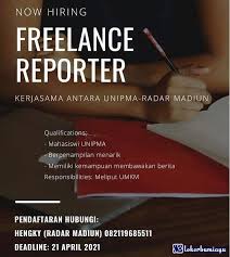 10 baris, @35 karakter, rp. Lowongan Kerja Radar Madiun April 2021