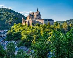 Imagem do Castelo de Vianden, Luxemburgo