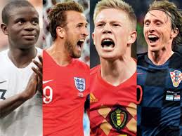 Striker tottenham hotspur, harry kane bermimpi untuk bermain dengan playmaker manchester city, kevin de bruyne. Fifa World Cup 2018 Kevin De Bruyne N Golo Kante Luka Modric And Harry Kane Set Out To Make World Cup Their Own