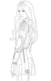 Each printable highlights a word that starts. Character Evie From Descendents Coloring Page Free Printable Coloring Pages For Kids