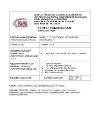 Check spelling or type a new query. Doc Kertas Penerangan 1 Sem 1 Hakimie Khazali Academia Edu