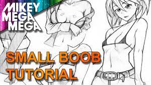 How To Draw BOOBS 1 |A-B CUP BREASTS| IN ANIME MANGA - YouTube