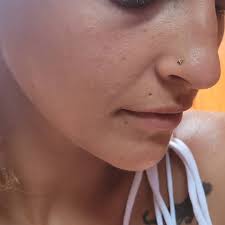 14k Solid Gold Star Nose Stud Star Nose Ring Nose Stud Screw Back L Shape  Back Nose Ring Tiny Dainty Nose Stud Gift for Her 20g