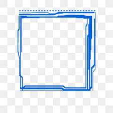 Blue Rectangle Line Sci Fi Technology Dialog Box Border Shading Png And Psd Technology Theme Clip Art Creative Background