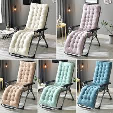 An outdoor chaise lounge is usually a piece of furniture that's designed for relaxing, napping, and sunbathing and the term 'chaise lounge' was originally derived from the french and has been around for nearly a millennium. Lounge Chair Cushion Fleece Soft Tufted Deck Chaise Pad Patio Pool Recliner Mat Ebay