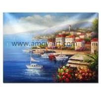 Europese Stijl Mediterraan Bloemenlandschap Olieverf ...