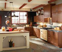 At first glance this rustic kitchen looks so authentic, one would think it was constructed 100 years ago. Rustic Kitchen Cabinets In Rift Oak Kitchen Craft Cabinets