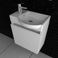 Extraklein waschbecken mini square bild 5 beton badezimmer. Alpenberger Waschbecken Mit Unterschrank Weiss Kaufland De