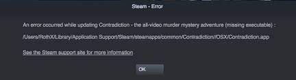 Steam Isn T Downloading A Game But It Thinks It Is Missing Executable Error Message Arqade