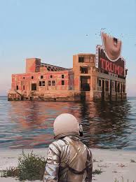 Houston Nevver Future Astronaut Scott Listfield Future Earth Astronaut Landscape
