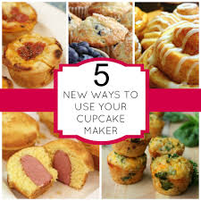 5 Ways To Use Your Cupcake Maker Holstein Housewares Cupcake Maker Recipes Babycakes Recipes Food