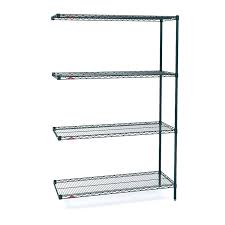 Metro super erecta® shelving systems are the world's premier wire storage system. Metro Super Erecta 4 Tier Stationary Add On Wire Shelving Unit Metroseal 3 Epoxy Add On Shelving Parts Garden Shelves Security Cages Garden Care