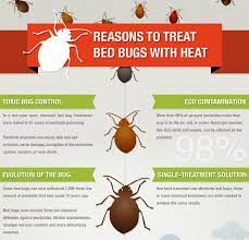 reasons to treat bed bugs with heat infographic bed bugs pest control bed bugs treatment