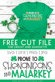 Shenanigans Malarkey St Patrick S Day Shirt Artsy Fartsy Mama