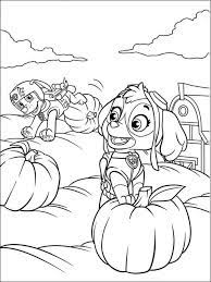 Print our free thanksgiving coloring pages to keep kids of all ages entertained this november. Paw Patrol Halloween Coloring Pages Dibujo Para Imprimir Dibujo Para Imprimir