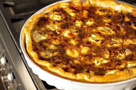 Tarte Aux Echalotes Et Au Chevre Au Thermomix Recette En 2020 Thermomix Recette Tarte Tarte