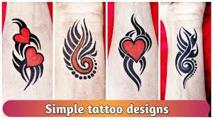 The tattoo style was popularized by norman sailor jerry collins in the 1930s, but is a consistent choice today—shown here by frankie caraccioli of kings avenue tattoo. New Tattoo Designs Very Beautiful And Very Simple Tattoo For Man And Woman Youtube