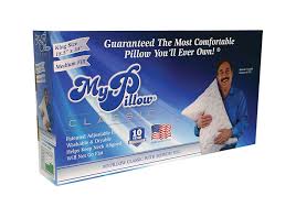The mypillow classic features a patented interlocking polyfoam fill is gusseted on the sides for extra support. Mypillow Classic Series Bed Pillow King Medium Walmart Canada