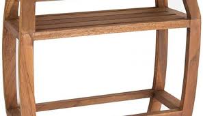 It sticks easily to a corner and holds a surprising amount of weight. Teak Corner Shower Caddy Archives Best Teak Shower Furniture