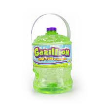 Gazillion Bubbles Premium Bubble Solution 4 Liter Bubbles Bubble Wands Bottle