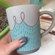 62 Likes 6 Comments Einamade Modern Ceramics Einamade On Instagram Working On A New Batch Of My Rainy Day Mugs Ra Seramik Kupa Seramik Sanati Seramik