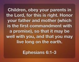 Children Obey Your Parents In The Lord For This Is Right Honor Your Father And Mother Which Is You Are The Father How To Better Yourself Biblical Womanhood