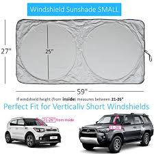 Windshield Sun Shade Image 2 4 Guidance Size Chart For Car