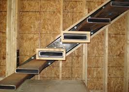 Burt Entry Stair Construction Ron Malott Interior Design Diseno De Escalera Escalera De Entrada Escaleras Flotantes