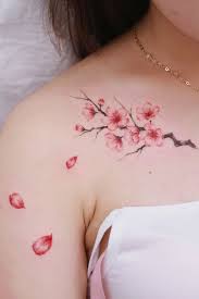 Tender Selection Of Cherry Blossom Tattoo For Your Inspiration Blossom Tattoo Cherry Blossom Tattoo Shoulder Cherry Tattoos