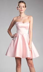 Short Light Pink Strapless Dress With Pockets Graduationdress Graddress Promdress Bridaldress Sh Pink Strapless Dress Dresses Blue Wedding Guest Dresses