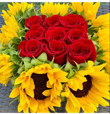 One can purchase fresh cut flowers from a variety of different locations. Sunflower And Rose Bouquet Sunflower Delivery Sunflower Centerpieces Wholesale Flowers