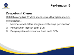 1.4 audit sdm ⚫ kegiatan belajar 1 konsep dasar audit a. Mata Kuliah Audit Sdm Ekma4476 Ppt Download