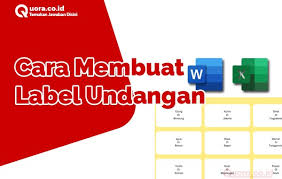 Seperti di gambar untuk mengunduh format word dan excel yang kita buat diatas silahkan klik dan download di sini Membuat Label Undangan Otomatis Word Excel Quora