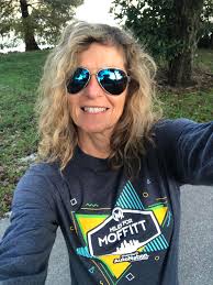 Miles for Moffitt virtual walk with Donna Ahern .