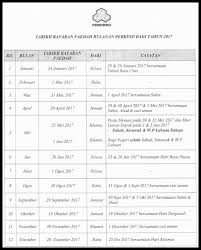 Malaysia public holidays for year 2021. Syani Tarikh Bayaran Faedah Bulanan Perkeso Tahun 2017