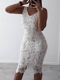 Off Shoulder Lace Cocktail Midi Dress Womens Fashion Dresses Cocktail Midi Cocktail Dress Lace White Dress
