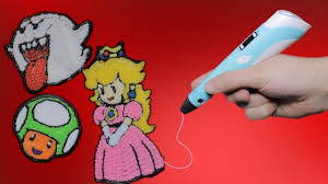 Super Mario Figuren Mit 3d Stift Malen Diy Super Mario Figuren Mario Figuren Stift
